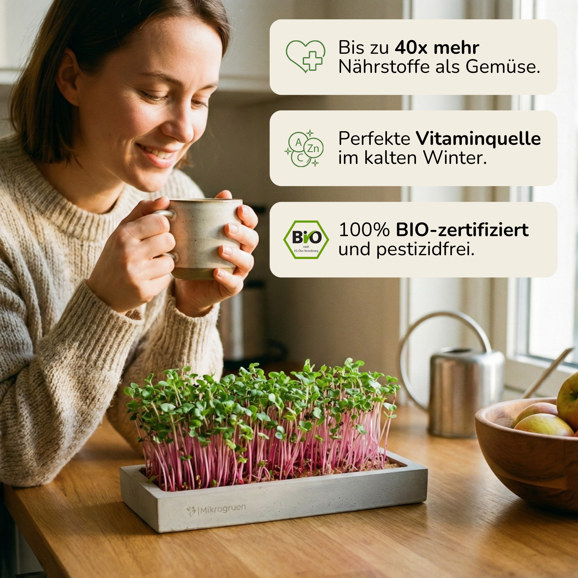 Microgreens Geschenke-Set